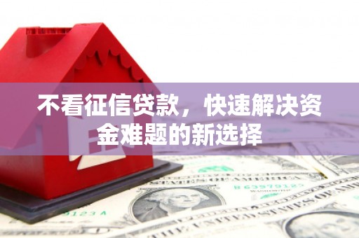 武鸣不看征信贷款，快速解决资金难题的新选择